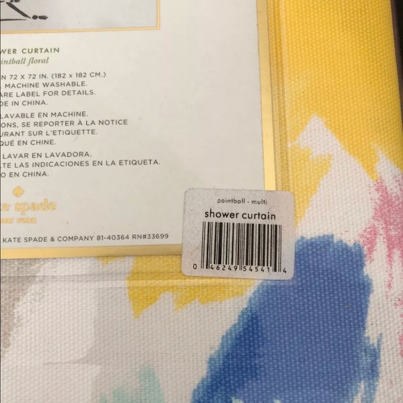 kate spade Bath Kate Spade Paintball Floral 72x72 Shower Curtain